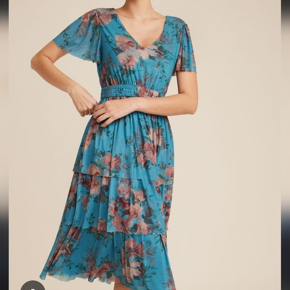 Maurices Dresses & Skirts - Maurices Floral Blue Dress